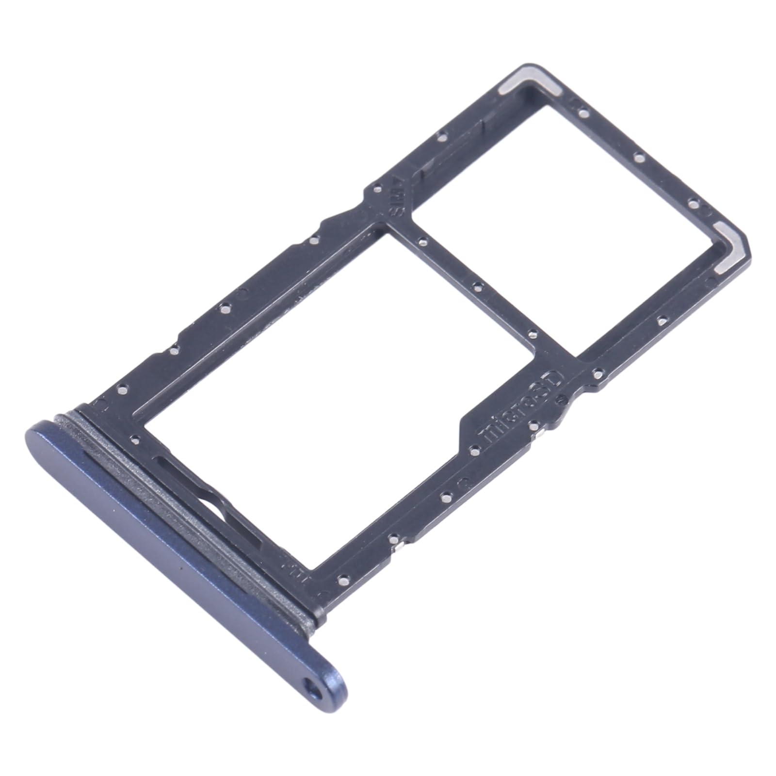 Generico Repuesto compatible con Samsung Galaxy Tab A9 SM-X115 Try Tray bandeja alojamiento porta tarjeta SIM + ranura deslizante lector tarjeta memoria Micro SD (azul)