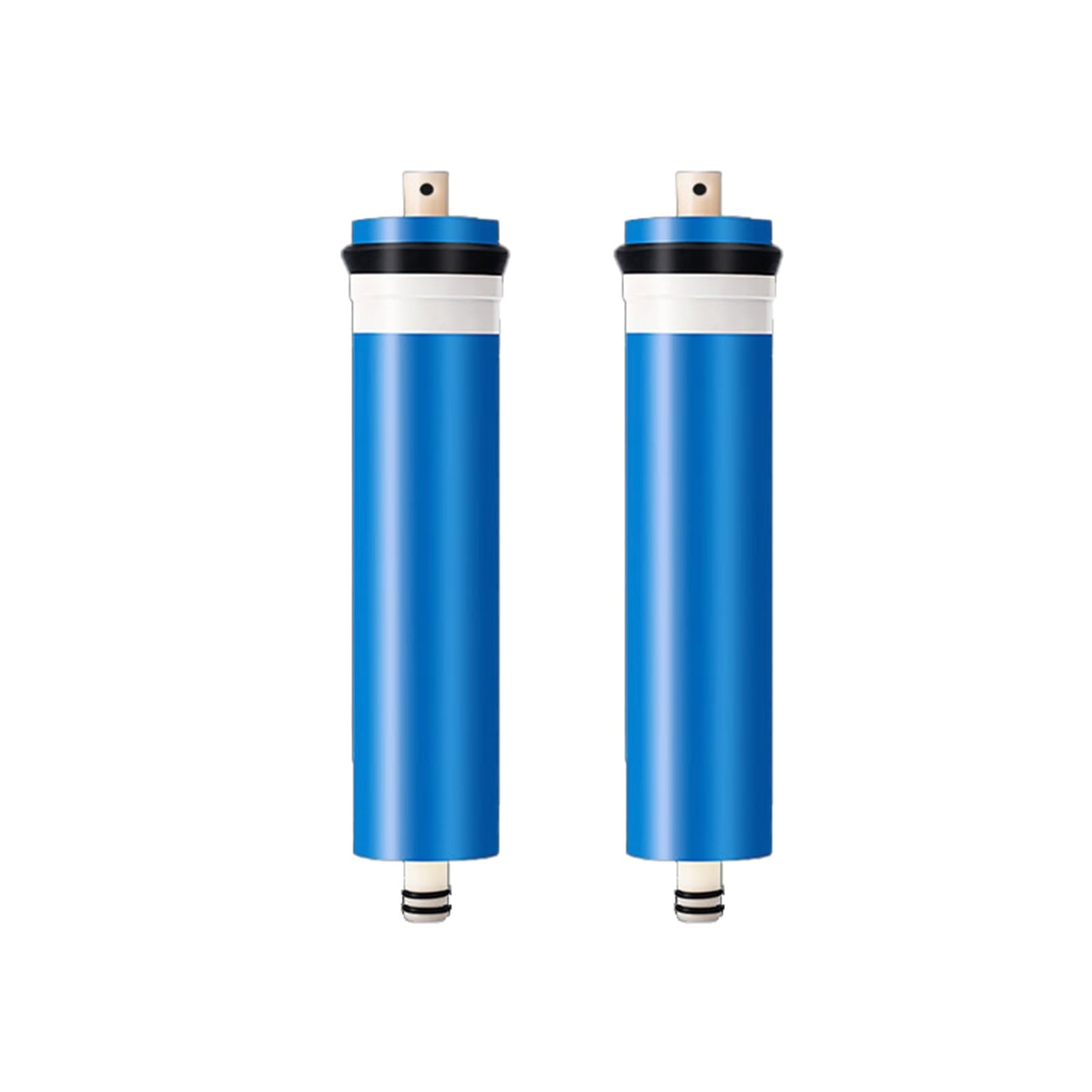 Membrana de ósmosis inversa (2 unidades, 2010-100 GPD, corta, 256 x 47 mm) for purificador agua residencial en el sabor del agua. Fácil instalación