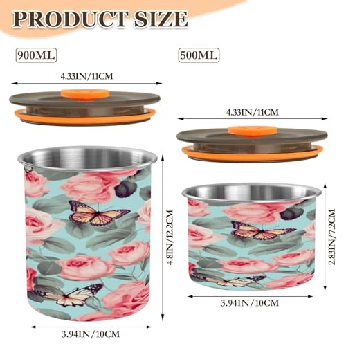 Envase de café hermético acero 17oz con tapa miniatura 2