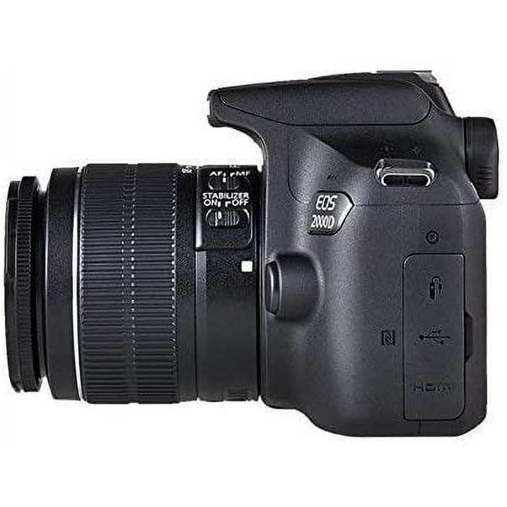 SSE Canon EOS 2000D con lentes 18-55mm, 50mm y telefoto miniatura 3