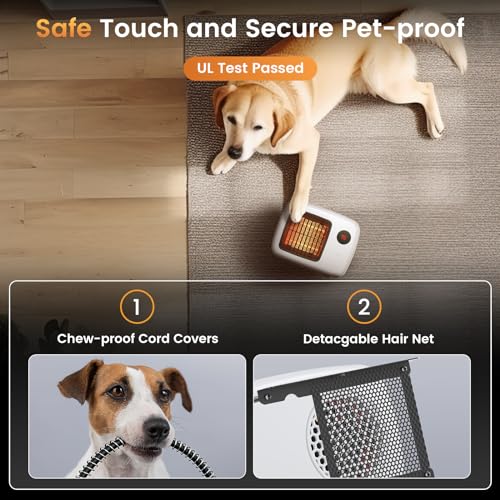 Chtoocy 600W Dog House Heater With Thermostat, Pet Heater For Outside Winter Insulated House W 6 Ft Anti Chew Cord thumb #4