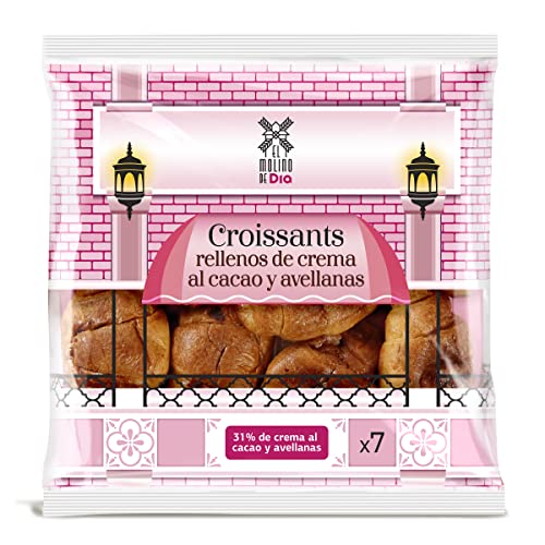 EL MOLINO DE DIA croissants rellenos de cacao y avellanas bolsa 315 gr