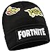 Fortnite Mütze Kinder Jungen, Warme Beanie Wintermütze, Strech-Material, Winter Zubehör, Gamer Geschenke für Jungs & Teenager (6-14 Jahre, Schwarz)