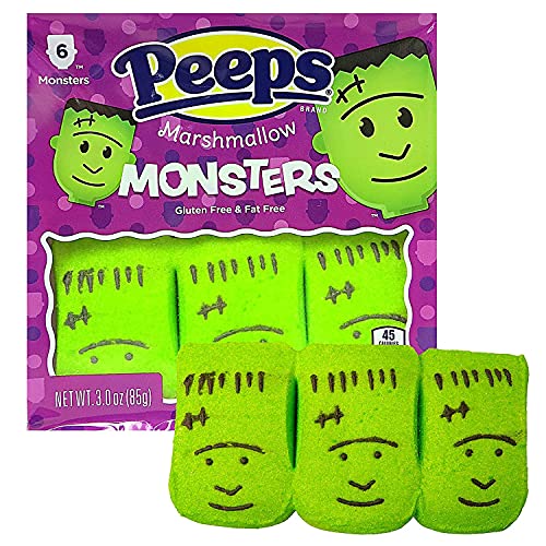 PEEPS MARSHMALLOW MONSTERS 6 CT - PACK OF 2