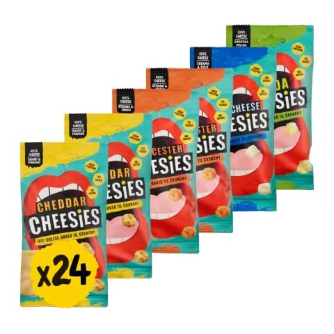 Cheesies Crunchy Cheese Keto Snack Variety Pack Cover