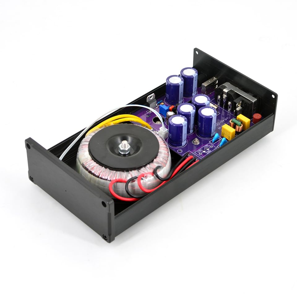 NEW Design AS32-Pro 50VA HiFi Ultra-Low Noise Linear Power Supply Overvoltage Protection DC12V
