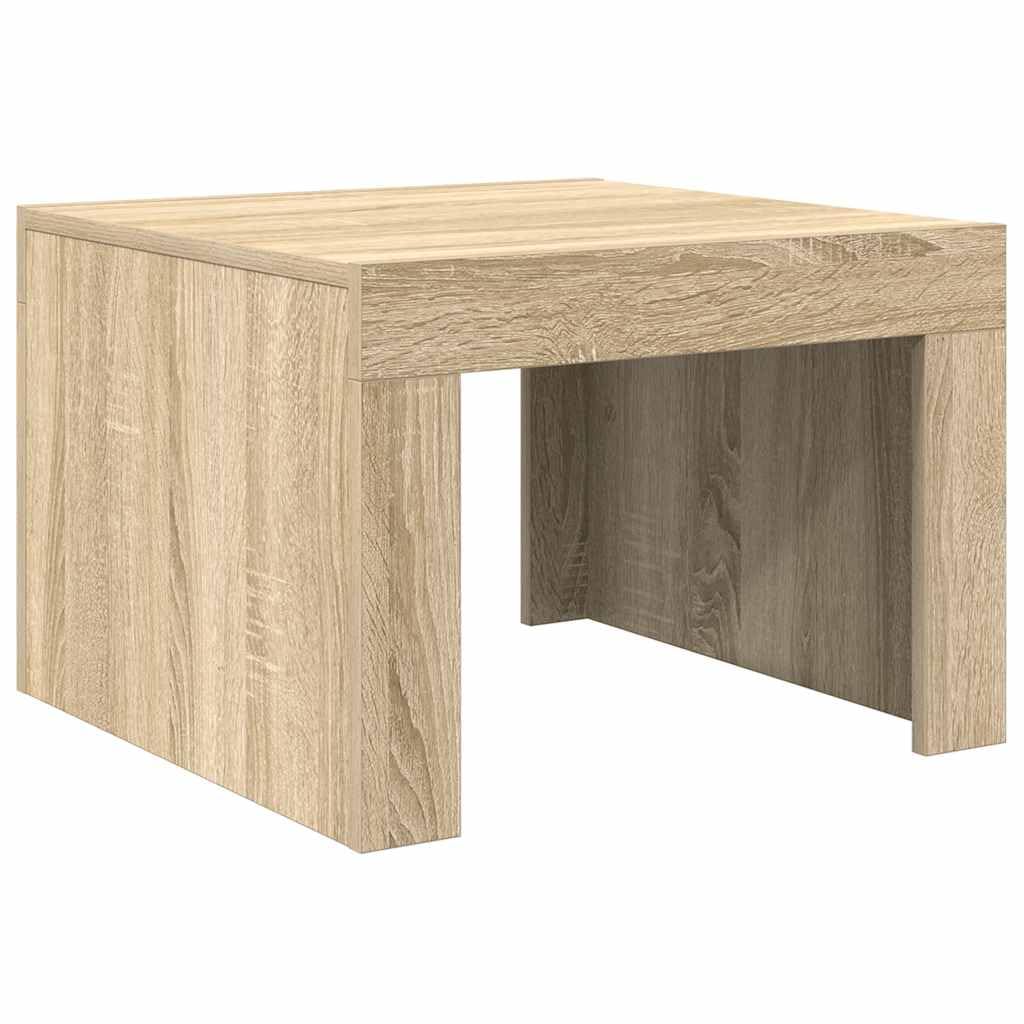 Vidaxl Coffee Table Sonoma Oak Engineered Wood Couch End Sofa Accent Table
