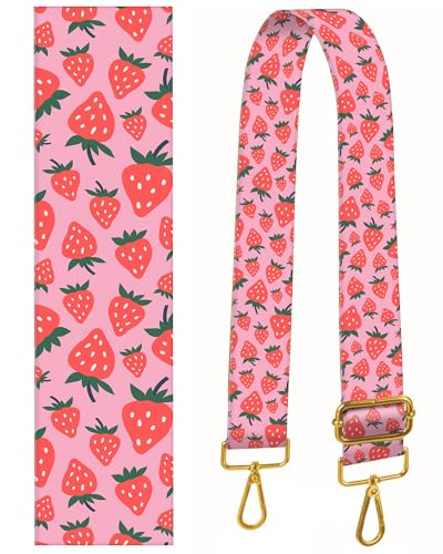 Image of Purse Strap Replacement Crossbody 2 inch Wide Shoulder Strap, Cute Handbag Strap Bag Strap Replacement Belts Adjustable