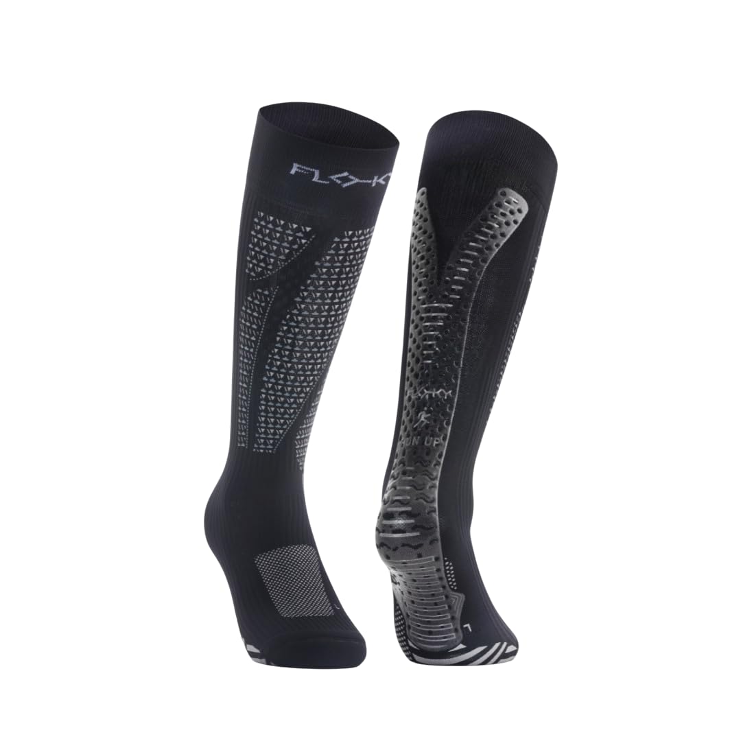 Floky Socks Run Up Long Black