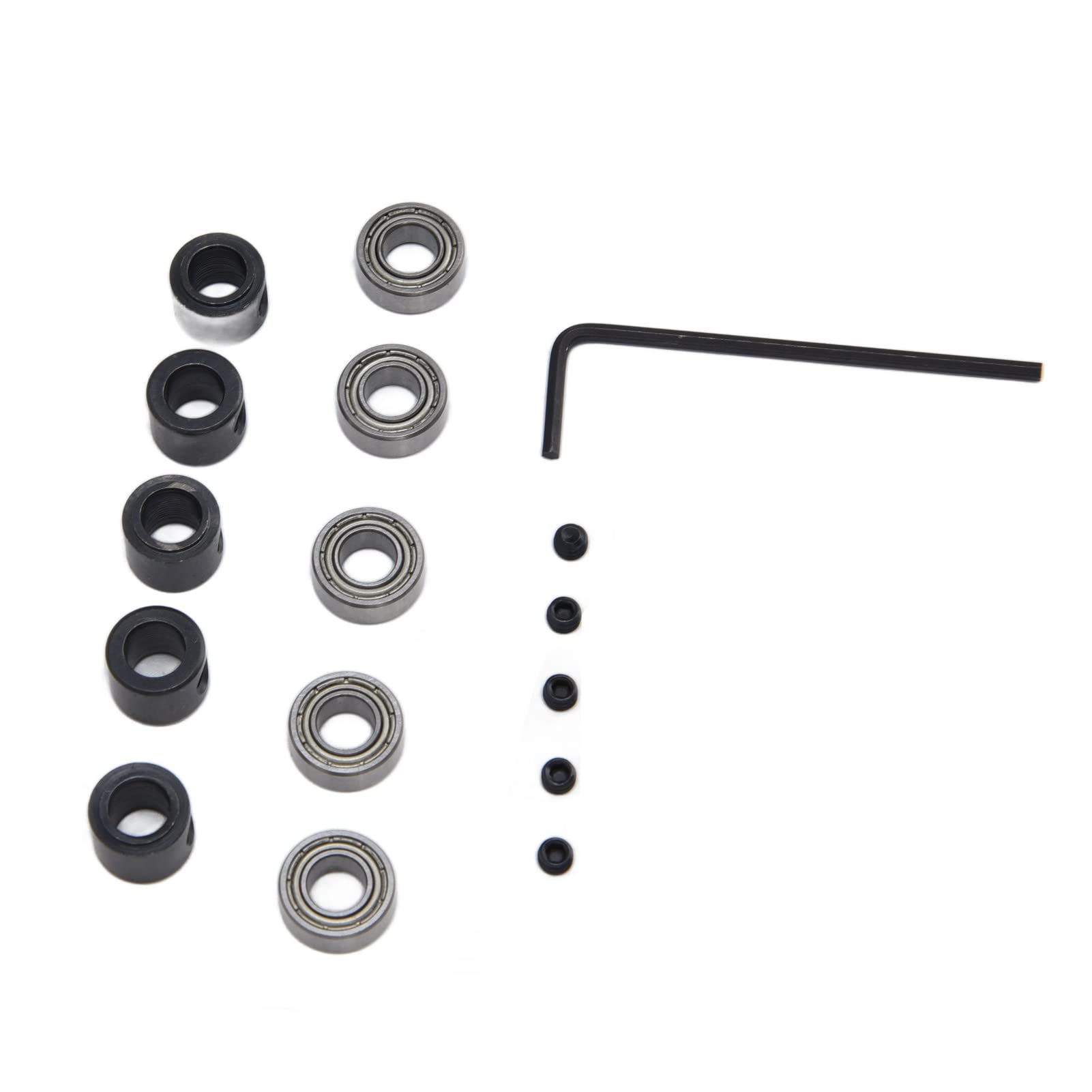 3NH® Routers Bits Bearings, Router Bit Bearing 1/2in OD Bottom Mounted for Replacement-picture-30
