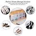BUZIFU Cajas de Zapatos Transparentes, 20 unidades Cajas Plastico Zapatos, Caja para...