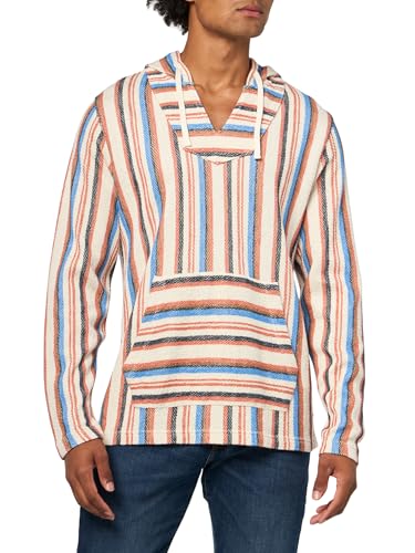 Lucky Brand Men's Stripe Baja Hoodie