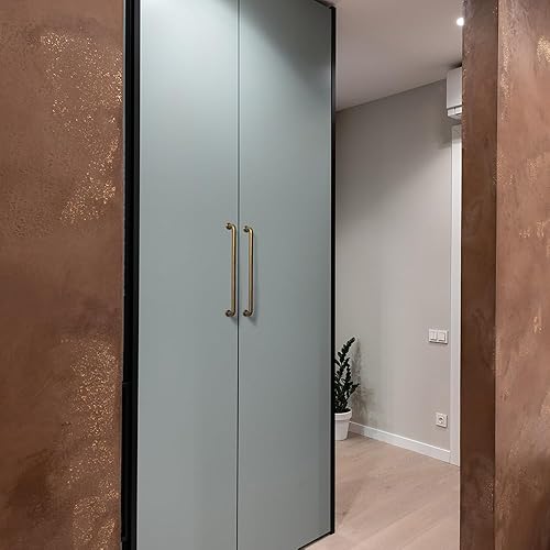 Miniatura 4 de Yanxia Juego de 12 manijas de gabinete negras mate de 7 916 pulgadas de centro a centro, accesorios modernos y minimalistas para mejorar el hogar