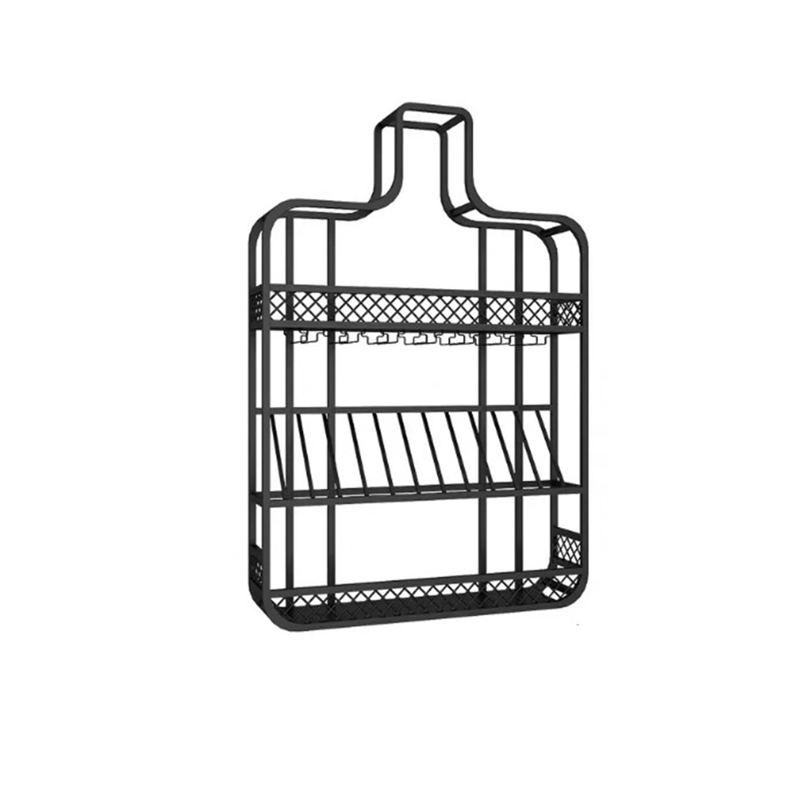 SDA287MZ Storage Wall-Mounted Wine Rack Storage and Display Racks(Large)