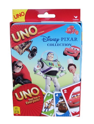 Spin Master Games Pixar Uno Card Game Tin