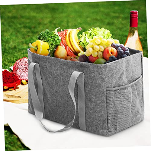 GLEAVI Extra Large Foldable Waterproof Grocery Tote Bag Reusable Shopping Pouch with Strong Handles for Supermarket Travel Large Capacity Shopping Bag3