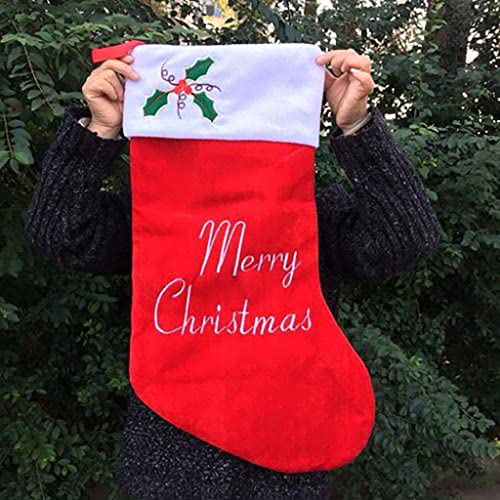 [Formemory] クリスマス 靴下 プレゼント 大きい 袋 サンタ くつ下 サンタクロース ソックス クリスマスプレゼント (靴下)のサムネイル