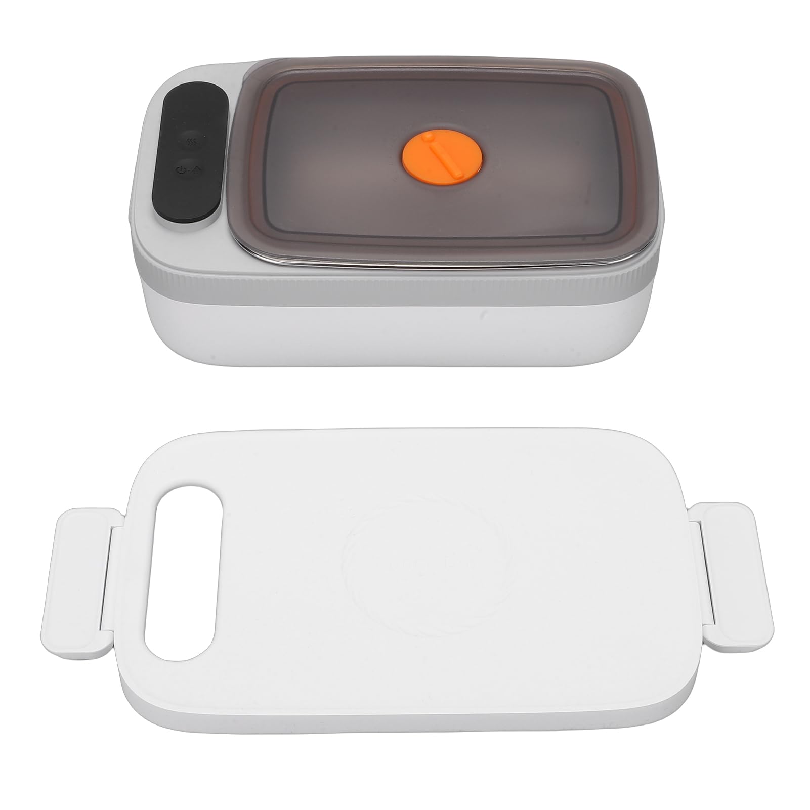 SIXRUN Lunch Box Elettrico, Acciaio Inossidabile, Capacità 1000ML, Scaldavivande Ricaricabile USB per Ufficio e Viaggio con Batteria da 14000mAh