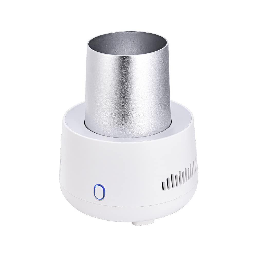Mini tazza di raffreddamento portatile per auto, 12 V/24 V, ricarica USB, adatta per la maggior parte delle auto