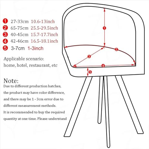 Housse de chaise lavable pour éliminer les taches de cuisine sur dossier haut - 7