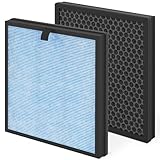 AP303 AP304 Replacement Filter Compatible with DAYETTE & FRESHDEW AP303/AP304 Air Purifier, 3 Stage Filtration for Home Large Room, 2 Pack (Smoke Wildfire Filter)