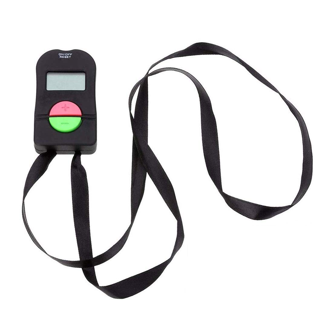 Contador Manual Digital 2 Piezas, Contador Digital Pequeño para Golf con Pantalla LCD