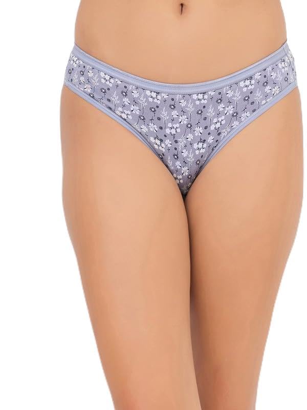 clovia Women's Cotton Pack of 3 Low Waist Bikini Panties - Multi-picture-32