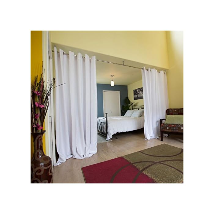 Buy Room/Dividers/Now Premium Room Divider Curtain, 8ft Tall x 15ft