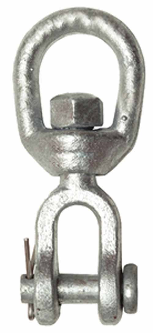 Emerillon de mouillage Seachoice 43660 raccord pivotant chape oeil acier 1 pouce