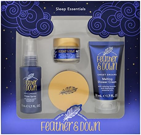 Feather & Down Sweet Dream Sleep Essentials Gift Set (50ml Pillow...