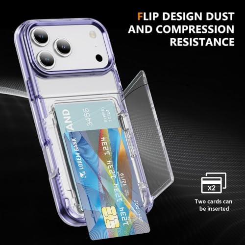 Coque antichoc iPhone 13 Pro Max avec porte-carte pour éviter les rayures - 5