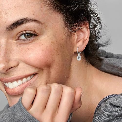 Dangle Virgin Mary Small Huggie Hoop Earrings for Women Teen Girls Cross Faith Oval Drop Hoops Earring Hypoallergenic Cuffs Fashion Jewelry Gifts2