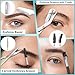 TsMADDTs Tweezers for Women, 8 in 1 Eyebrow Kit with Tweezers, Trimmer, Scissor, Razor, Brush with Travel Bag, Eyebrow Shaping Kit