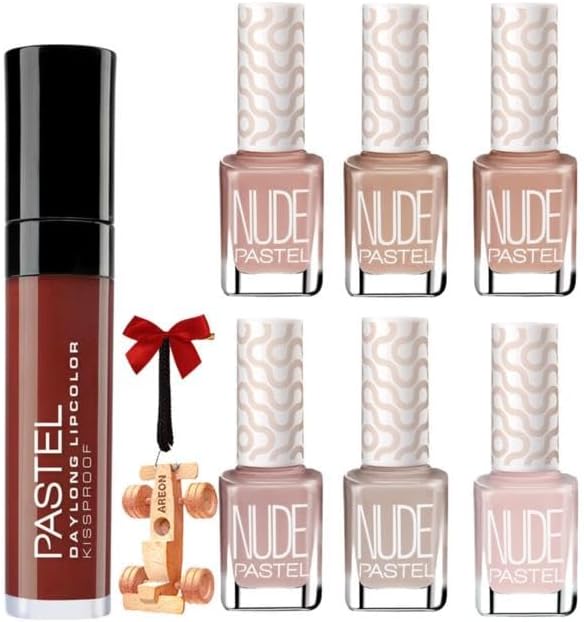 Pastel 313 Daylong Ruj 37 + Oje 751-750-106-101-755-752 + Formula Anahtarlık