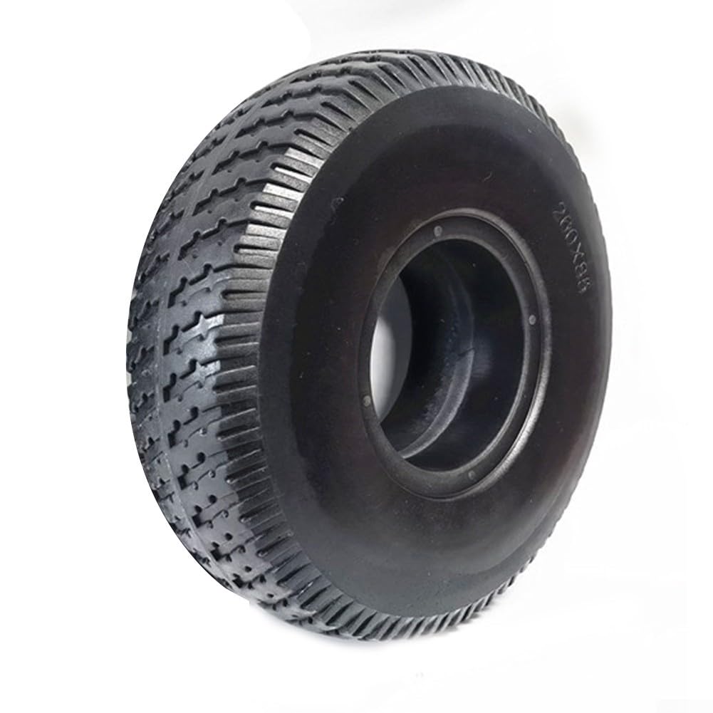 Pneumatico solido da 10 pollici,4.10/3.50-4 '', Ruota 260X85mm, Ruote pneumatiche per carriola, Camion di sacchi, carrello, camion a mano