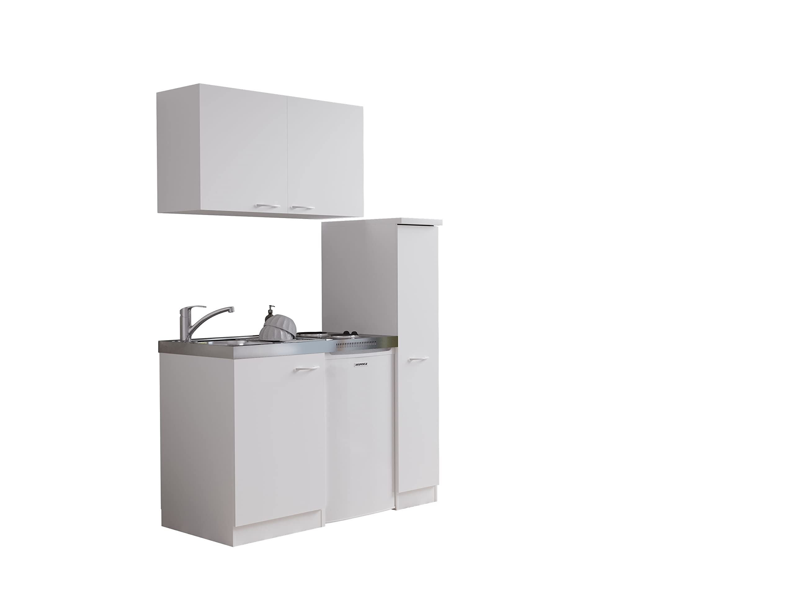 respekta Cucina mini-cucina singola Pantry Bianco Levin 130 cm