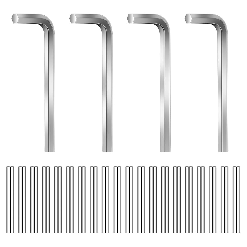 Roxvue Kit De Remplacement De Goupille De Tension De Charnière De Ressort De 24 Morceaux, Support De Goupille En Métal P InKit Pour Les Charnières Résidentielles Et De Porte