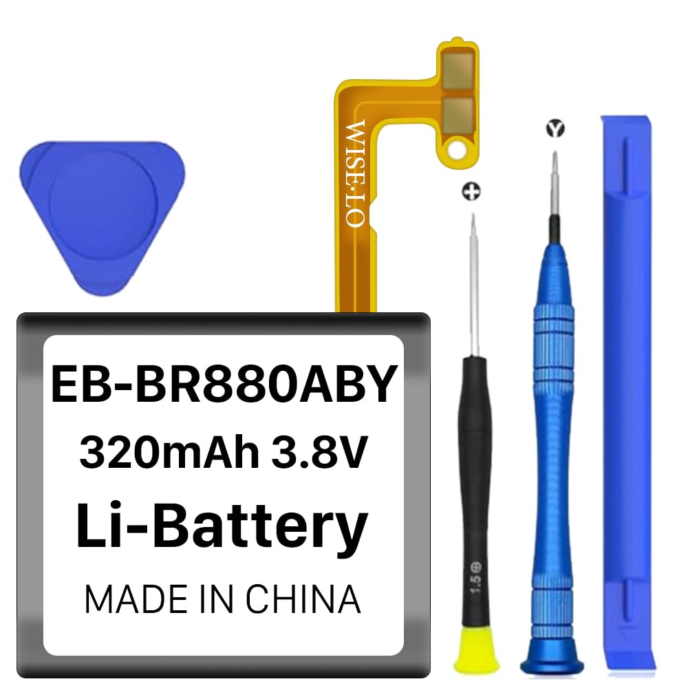 Batterie de rechange avec outils de réparation pour Samsung Galaxy Watch 4 (40 mm) SM-R860 SM-R865, Galaxy Watch 4 Classic (42 mm) SM-R880 EB-BR880ABY