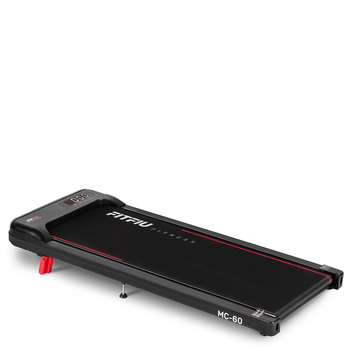 FITFIU Fitness MC-60 Cinta de Andar con Inclinación 9%, Velocidad hasta 6 km/h 750W, Diseño Compacto Conexión App y Mando a Distancia, Walking Pad con Ruedas para Caminar en Casa