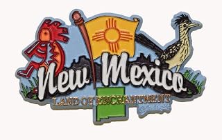 New Mexico State Elements Fridge Collectible Souvenir Magnet