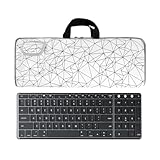 Keyboard Sleeve Travel Case for Logitech MK250 /seenda/JOYACCESS Wireless Keyboard Mouse Combo,Rugged Neoprene Construction Zipper Mouse Storage and Cable Storage Pouch