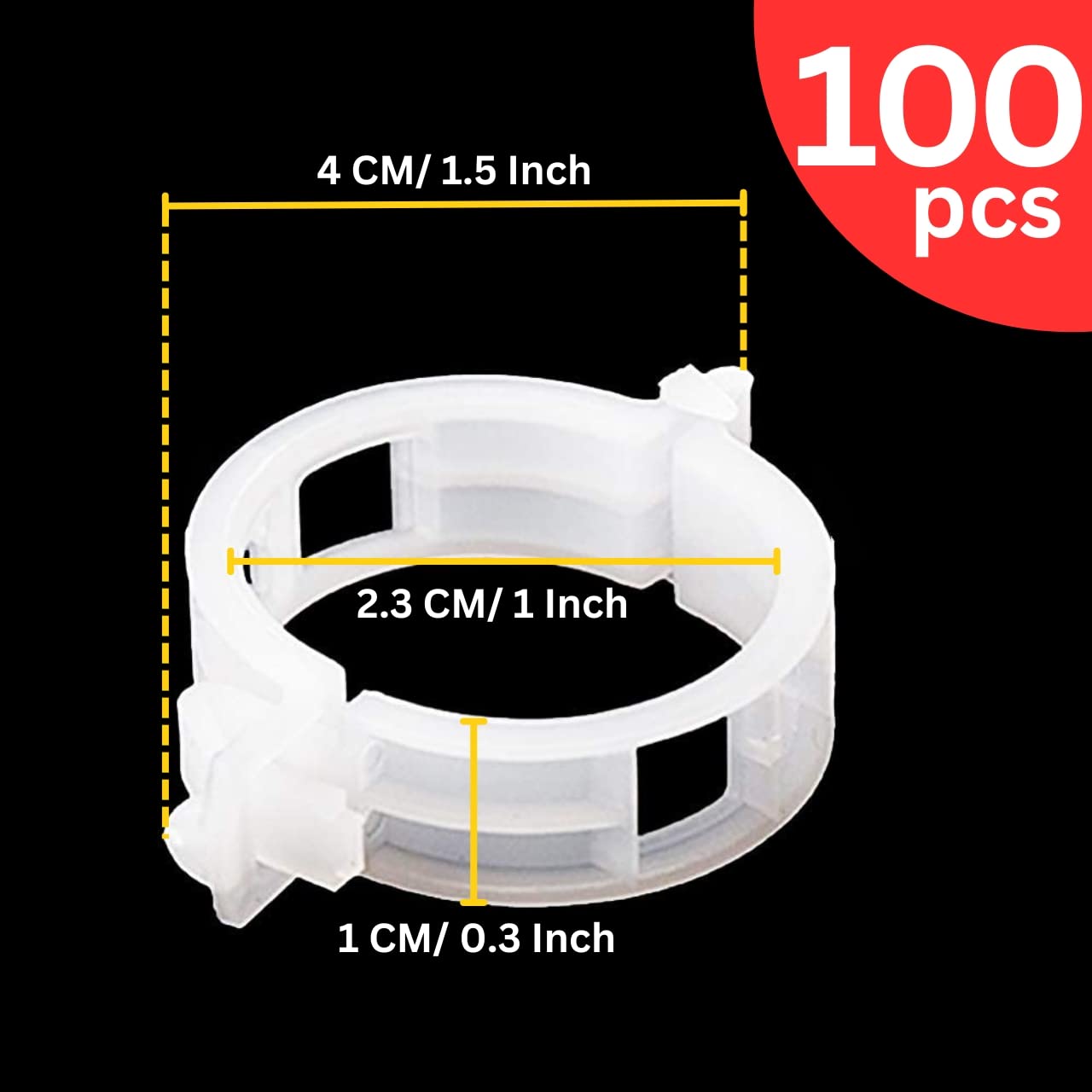 ecofynd 100 Pcs Plant Support Garden Clips, Garden Trellis Clips, Tomato Trellis Clips for Vine, Vegetables, Beans, Fruits, Flower to Grow Upright and Healthier 11 51BzQJSLXRL. SL1280