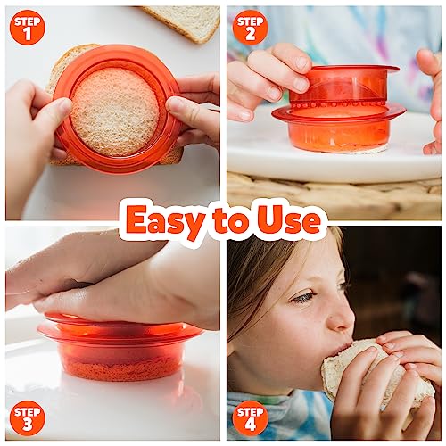 Funeta Bento Box Accessories - Crustable Sandwich cutters for kids - Uncrustable Sandwich Cutter and Sealer -School Lunch Accessories by Funeta - Used condition - Image 4