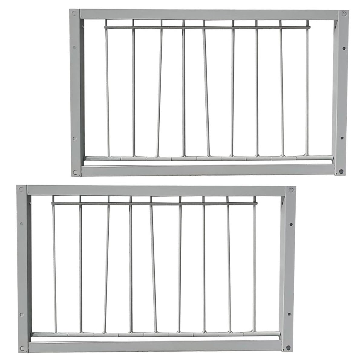 MAGICLULU Puerta para Jaula de Pájaros 2 Piezas 40x26 Cm de Hierro Reforzado para Aves y Pájaros, Diseño Seguro en T, Suministros para Jaulas en Granja y Cuidado de Aves de Corral
