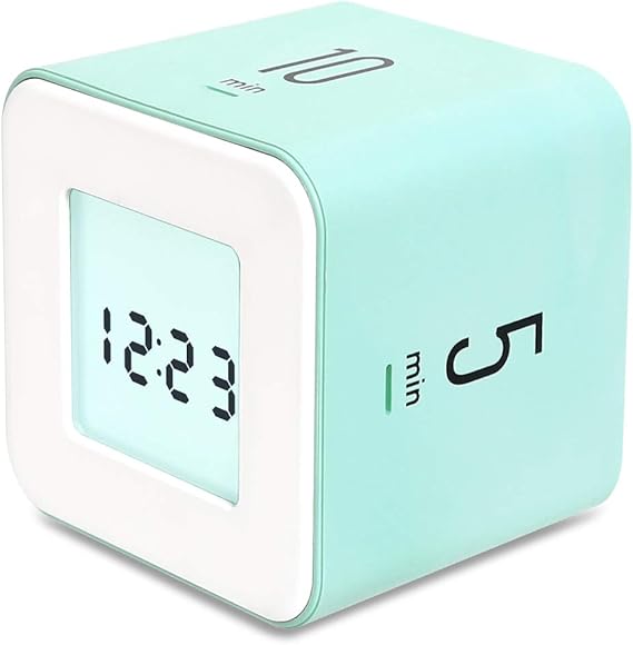 mooas Multi Cube Timer/Rotating Timer, Simple Operation, Clock & Timer