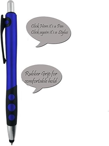 Miniatura 3 de Lápiz capacitivo para pantallas táctiles de bolígrafo con bolígrafo de punta de bola, para dispositivos de visualización táctil, universal para