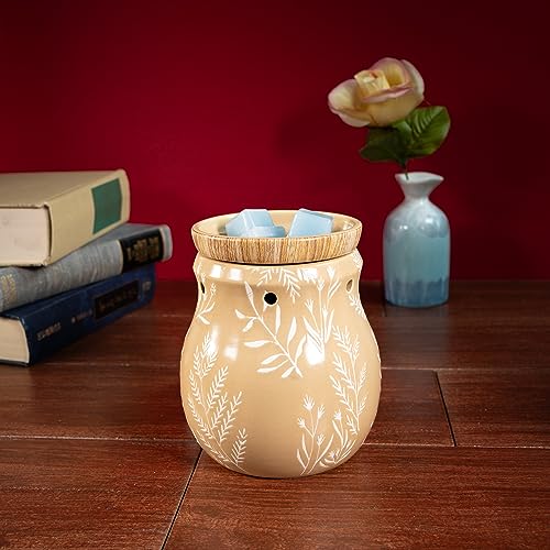 Scentsationals Wax Melt Warmer, Wax Warmer for Scented Wax Melts - Autumn Collection Hattie Leaves - Candle Wax Melter for Fragrance Cubes and Tarts by Scentsationals - Image 2