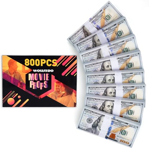 WOUSEDO 800Pcs Movie Props, Number Learning Education Toys for Develops Early Math Skills, Movie Props, Magician Props, Party Favors Decorations for Kids and Adult