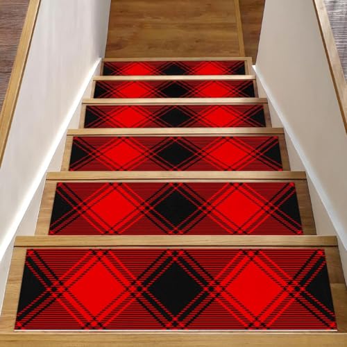 Peldaños de madera interiores premium Buffalo alfombrillas lavables de alta densidad 2