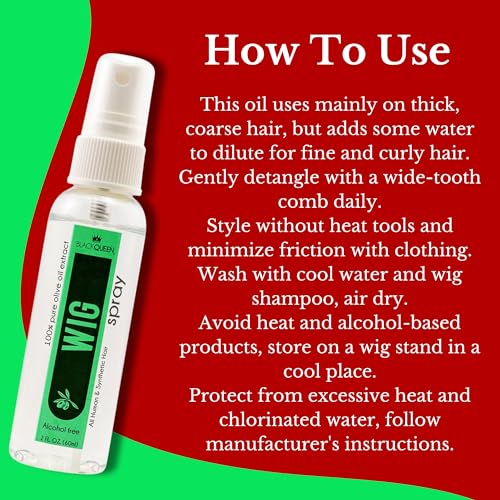 Spray hidratante Black Queen para pelucas 2 oz miniatura 7
